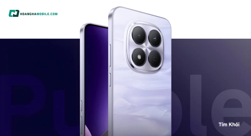 Màu tím khói mộng mơ. Màu tím khói mộng mơ.