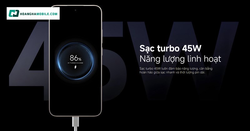 Viên pin tối ưu, sạc nhanh linh hoạt. Viên pin tối ưu, sạc nhanh linh hoạt.