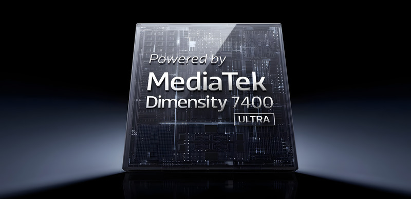 Chip hiệu năng MediaTek Dimensity 7400 Ultra.