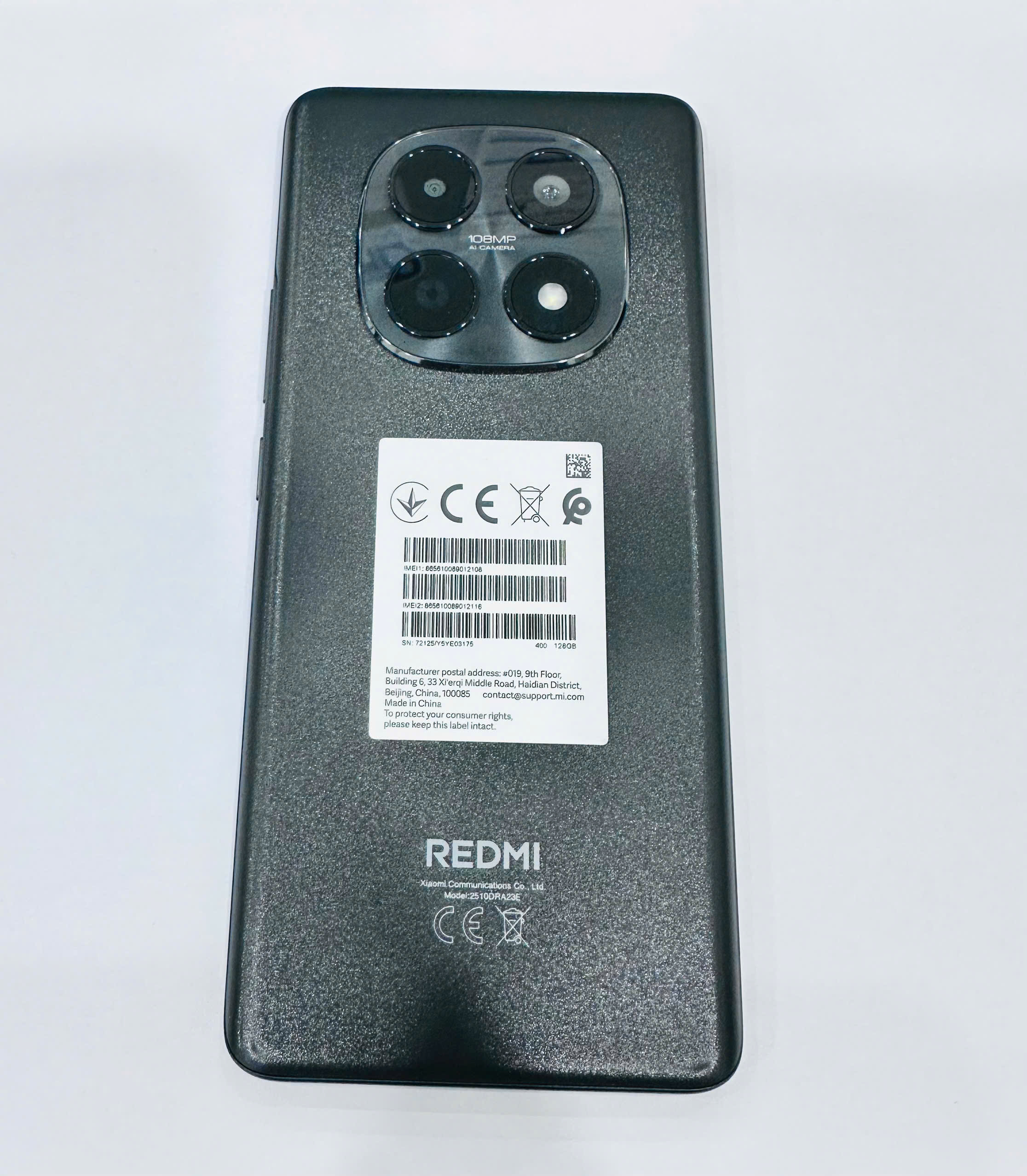 ĐIỆN THOẠI DI ĐỘNG (TEL) REDMI NOTE 15 6.77"/MTK Helio G100-Ultra/6G/128G/108MP+2MP/20MP/6000mAh - TBH - 231A CẦN THƠ