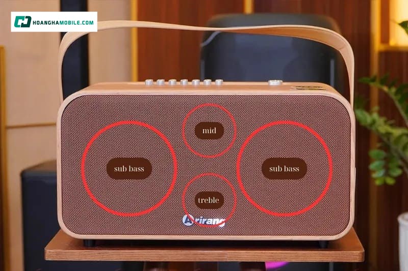 Hệ thống loa 3 đường tiếng rõ nét. Hệ thống loa 3 đường tiếng rõ nét.