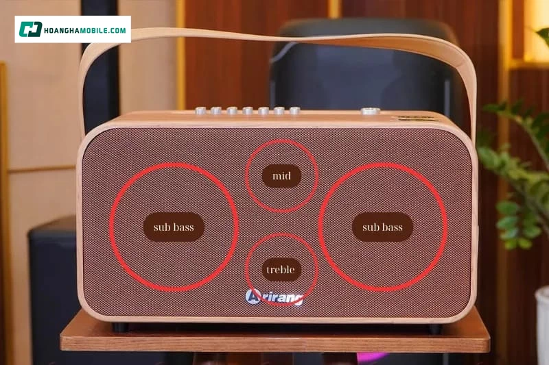 Hệ thống loa 3 đường tiếng rõ nét. Hệ thống loa 3 đường tiếng rõ nét.