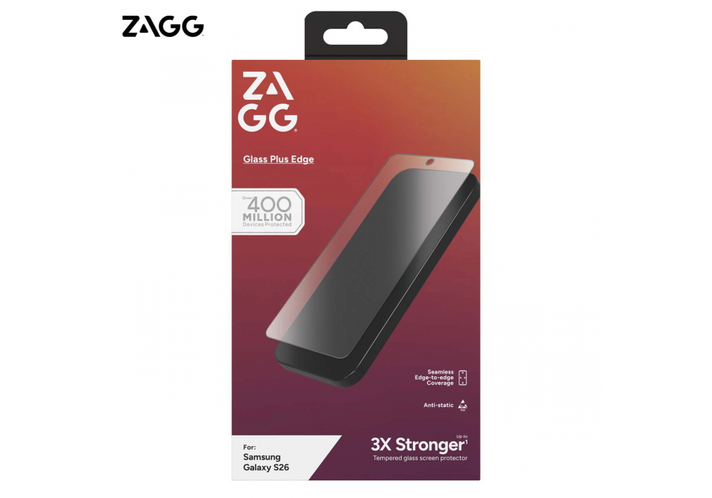 Kính dán màn hình ZAGG Plus Edge Samsung S26