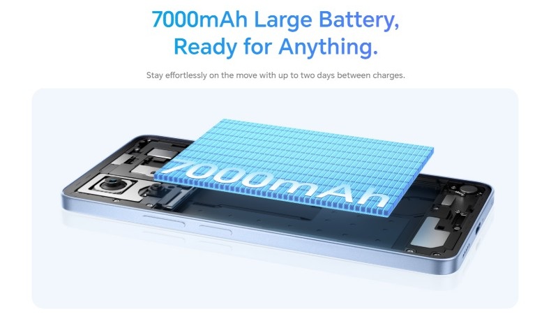 Viên pin định mức 7000mAh.