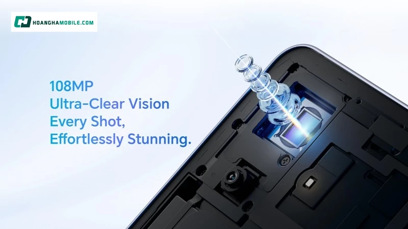 Hệ thống camera với 108MP. Hệ thống camera với 108MP.