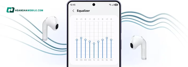 Samsung Galaxy Buds4 cho thời lượng nghe nhạc khoảng 5 giờ (bật ANC) / 6 giờ (tắt ANC) và tổng thời lượng kèm hộp 24 giờ / 30 giờ Samsung Galaxy Buds4 cho thời lượng nghe nhạc khoảng 5 giờ (bật ANC) / 6 giờ (tắt ANC) và tổng thời lượng kèm hộp 24 giờ / 30 giờ