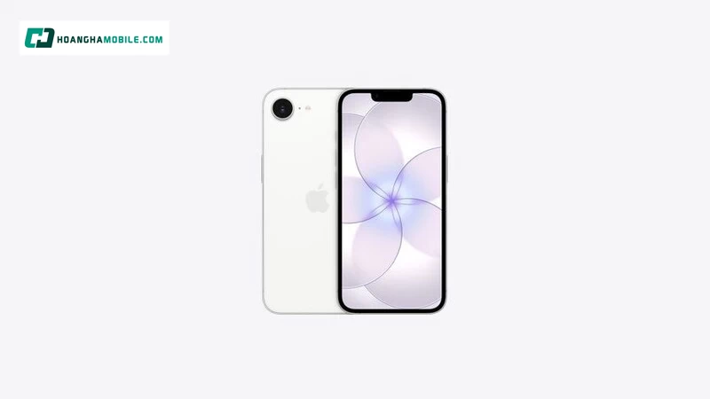 iPhone 17e trắng tinh tế. iPhone 17e trắng tinh tế.