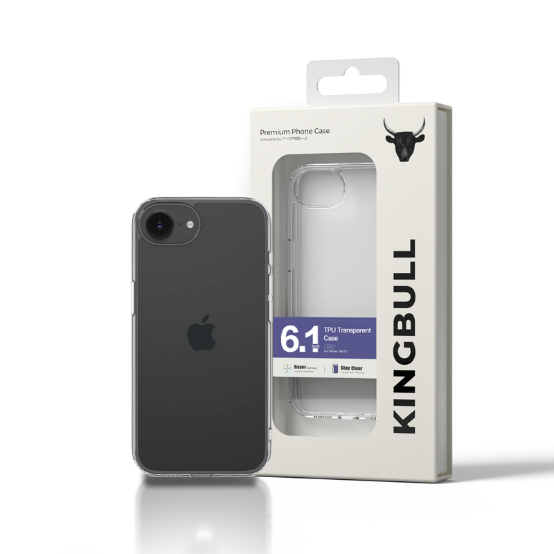 Ốp lưng Mipow Soft Transparent Case for iPhone 16e/17e 6.1 inch