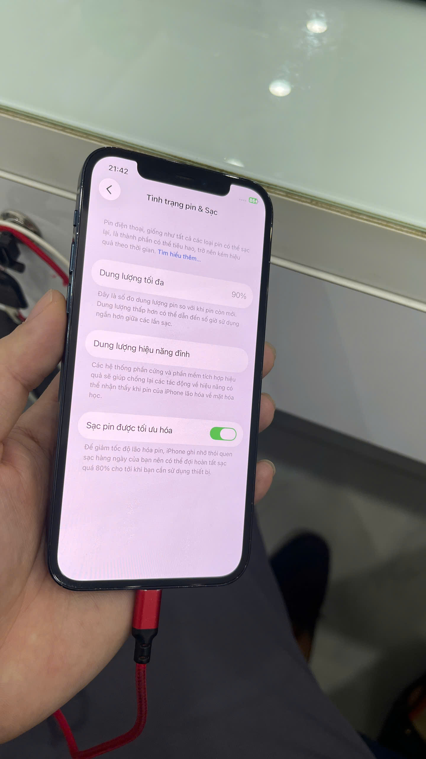 ĐTDĐ Apple iPhone 12 Pro 128GB Màu Xanh - Cũ