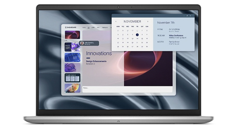 Màn hình hiển thị rộng rãi thông tin.