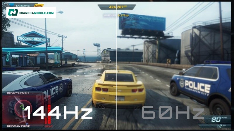 Tần số quét 144Hz trải nghiệm gaming mượt mà. Tần số quét 144Hz trải nghiệm gaming mượt mà.