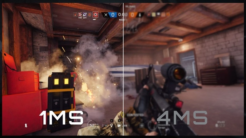 Tốc độ phản hồi vượt trội tối ưu khung hình.