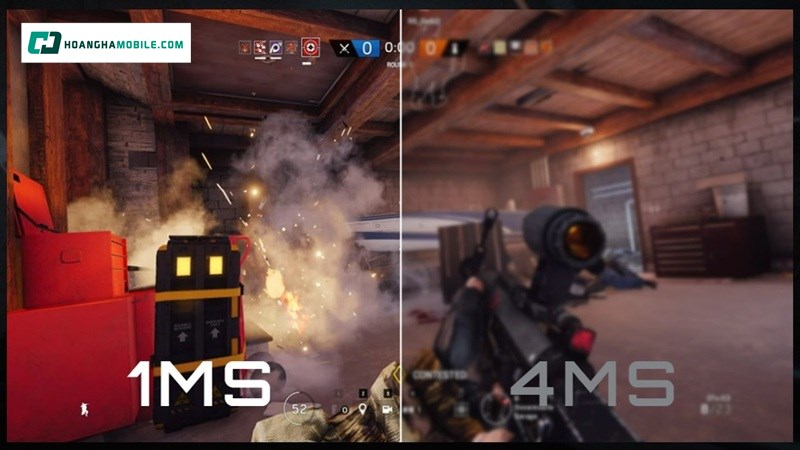 Tốc độ phản hồi vượt trội tối ưu khung hình. Tốc độ phản hồi vượt trội tối ưu khung hình.