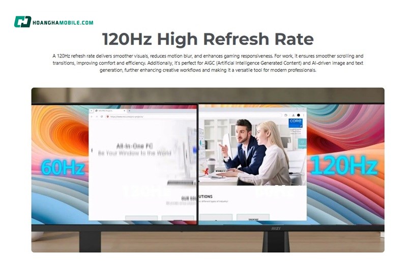 Tần số quét tối ưu, đa dạng trải nghiệm. Tần số quét tối ưu, đa dạng trải nghiệm.