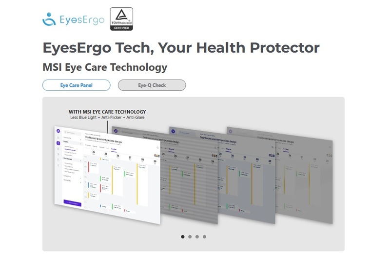 Đảm bảo các công nghệ bảo vệ mắt.