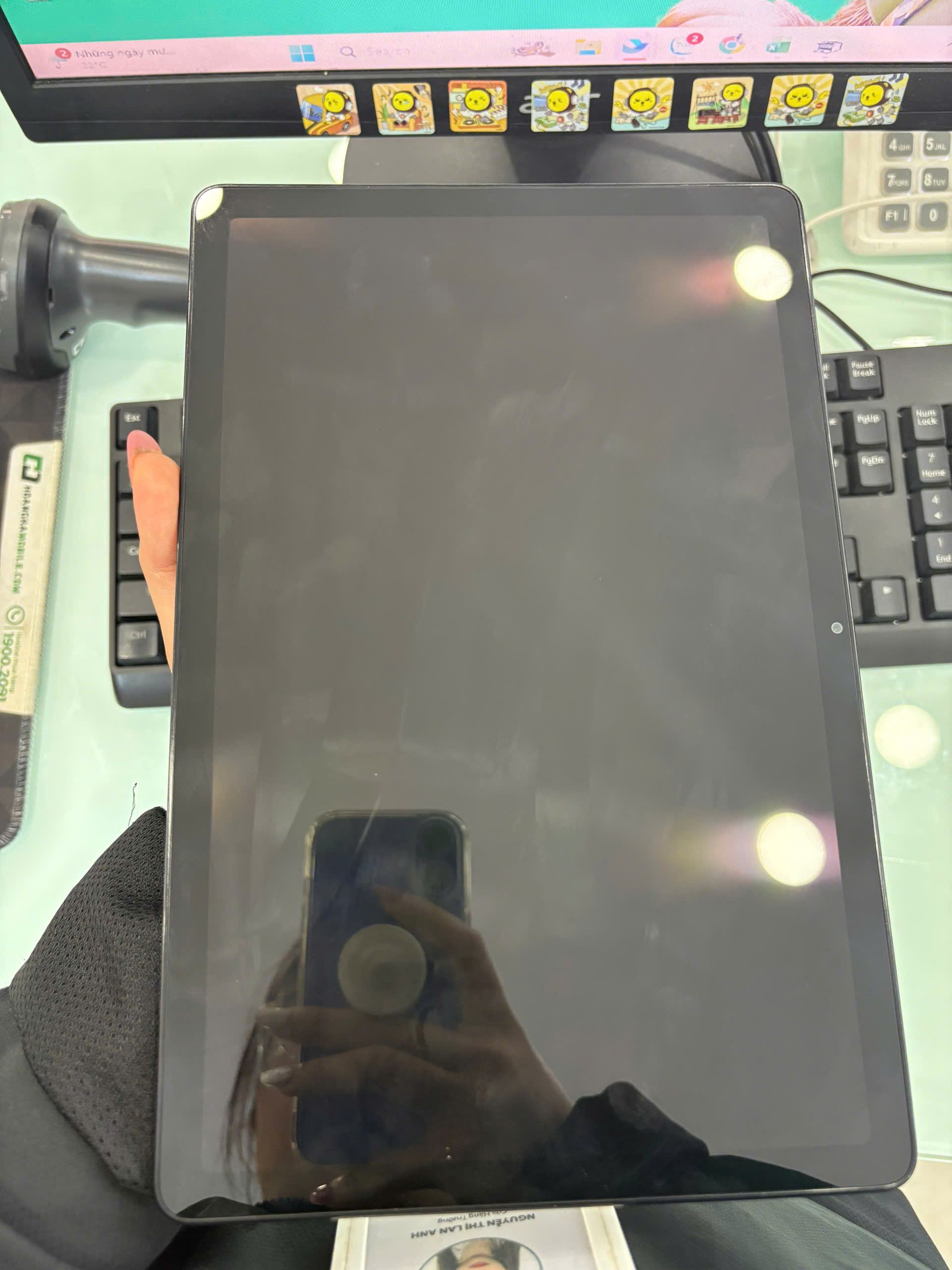 Máy tính bảng Samsung Tab A11 Plus Wifi SM-X230, 8GB+256GB, Xám