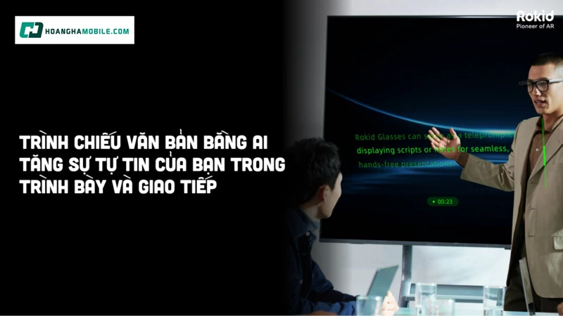 Rokid Glasses RV101 sử dụng thiết kế quang học Micro LED kết hợp ống dẫn sóng quang học nhiễu xạ và màn hình hiển thị hai mắt Rokid Glasses RV101 sử dụng thiết kế quang học Micro LED kết hợp ống dẫn sóng quang học nhiễu xạ và màn hình hiển thị hai mắt