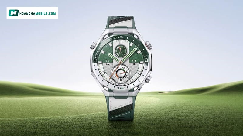 Đồng hồ thông minh HUAWEI WATCH Ultimate 2 - Green Edition có khả năng chịu áp lực ở độ sâu lên đến 150 mét Đồng hồ thông minh HUAWEI WATCH Ultimate 2 - Green Edition có khả năng chịu áp lực ở độ sâu lên đến 150 mét
