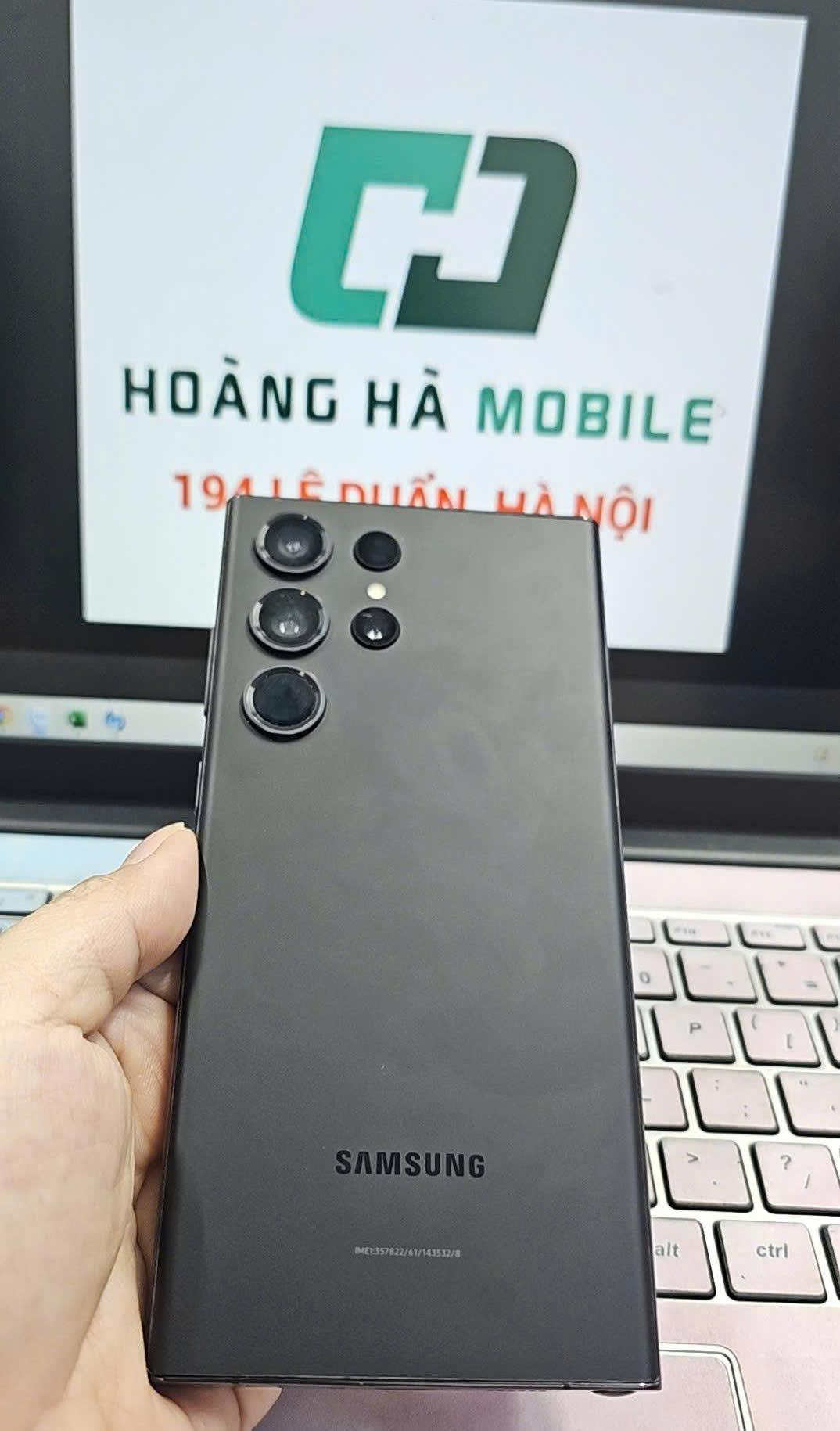 ĐTDĐ Samsung S23 Ultra, SM-S918B/DS, 512GB, Đen - Cũ