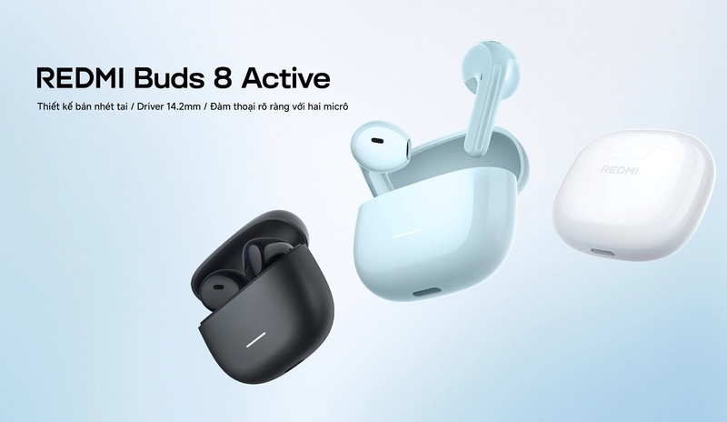 Redmi Buds 8 Active là mẫu tai nghe Bluetooth hướng đến nhóm người dùng cần một thiết bị gọn nhẹ, dễ dùng