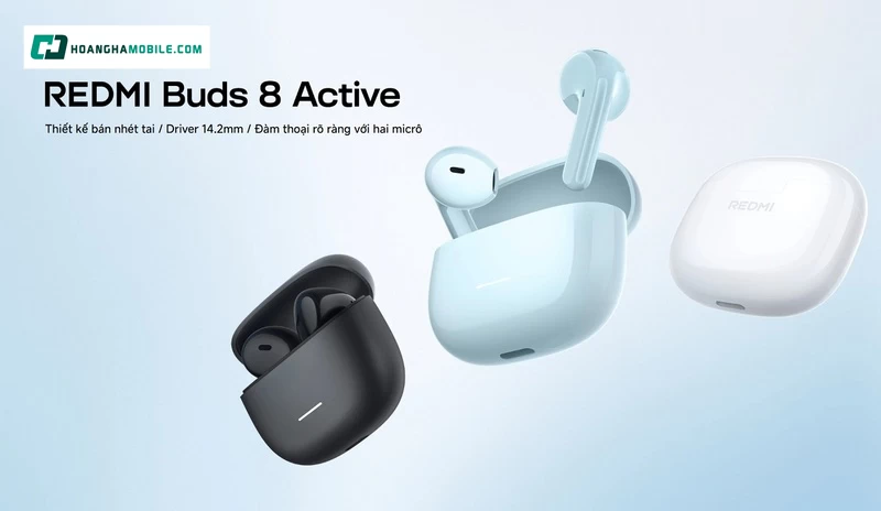 Redmi Buds 8 Active là mẫu tai nghe Bluetooth hướng đến nhóm người dùng cần một thiết bị gọn nhẹ, dễ dùng Redmi Buds 8 Active là mẫu tai nghe Bluetooth hướng đến nhóm người dùng cần một thiết bị gọn nhẹ, dễ dùng