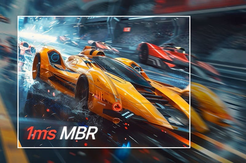 Công nghệ 1ms giảm nhòe chuyển động.