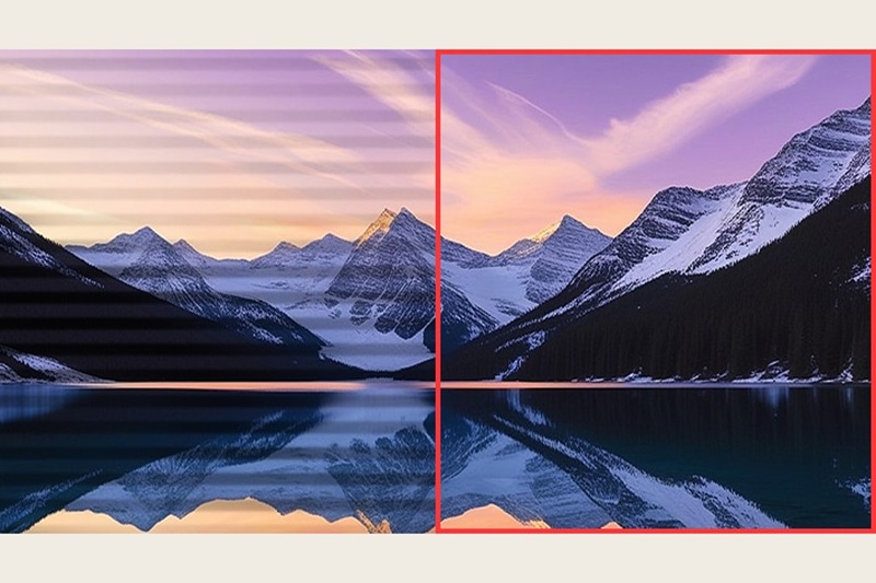Dải màu đa dạng nâng cao hiển thị.