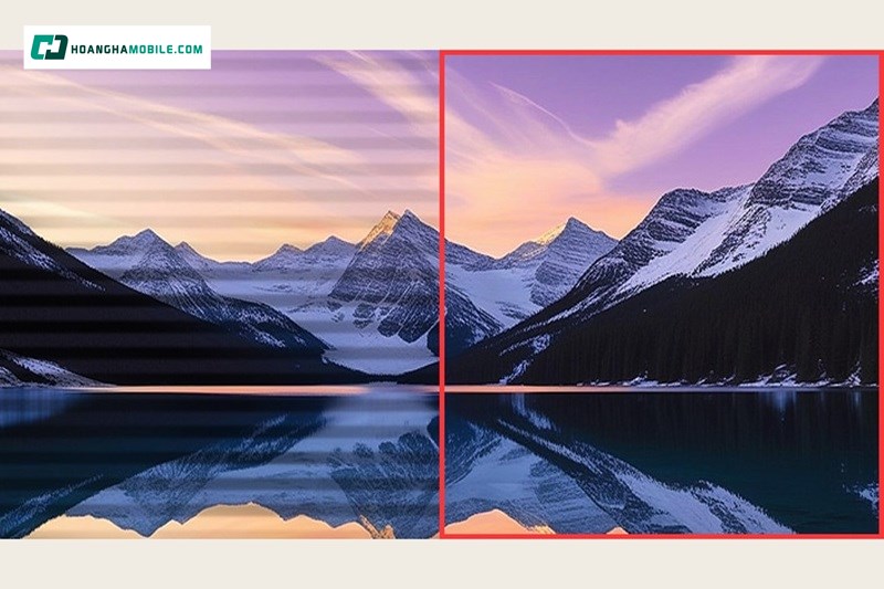 Dải màu đa dạng nâng cao hiển thị. Dải màu đa dạng nâng cao hiển thị.