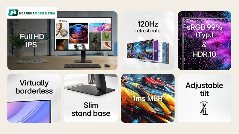 Màn hình LG 24U411A-B được trang bị kích thước 23.8 inch Màn hình LG 24U411A-B được trang bị kích thước 23.8 inch