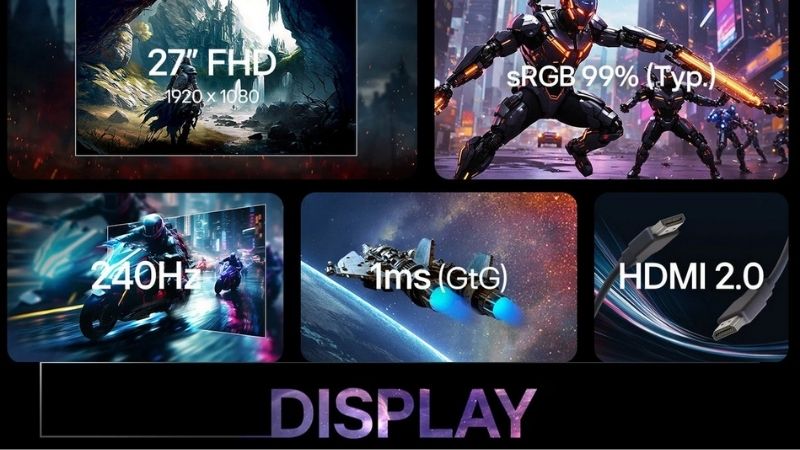 Đa dạng công nghệ hỗ trợ tính năng chơi game.