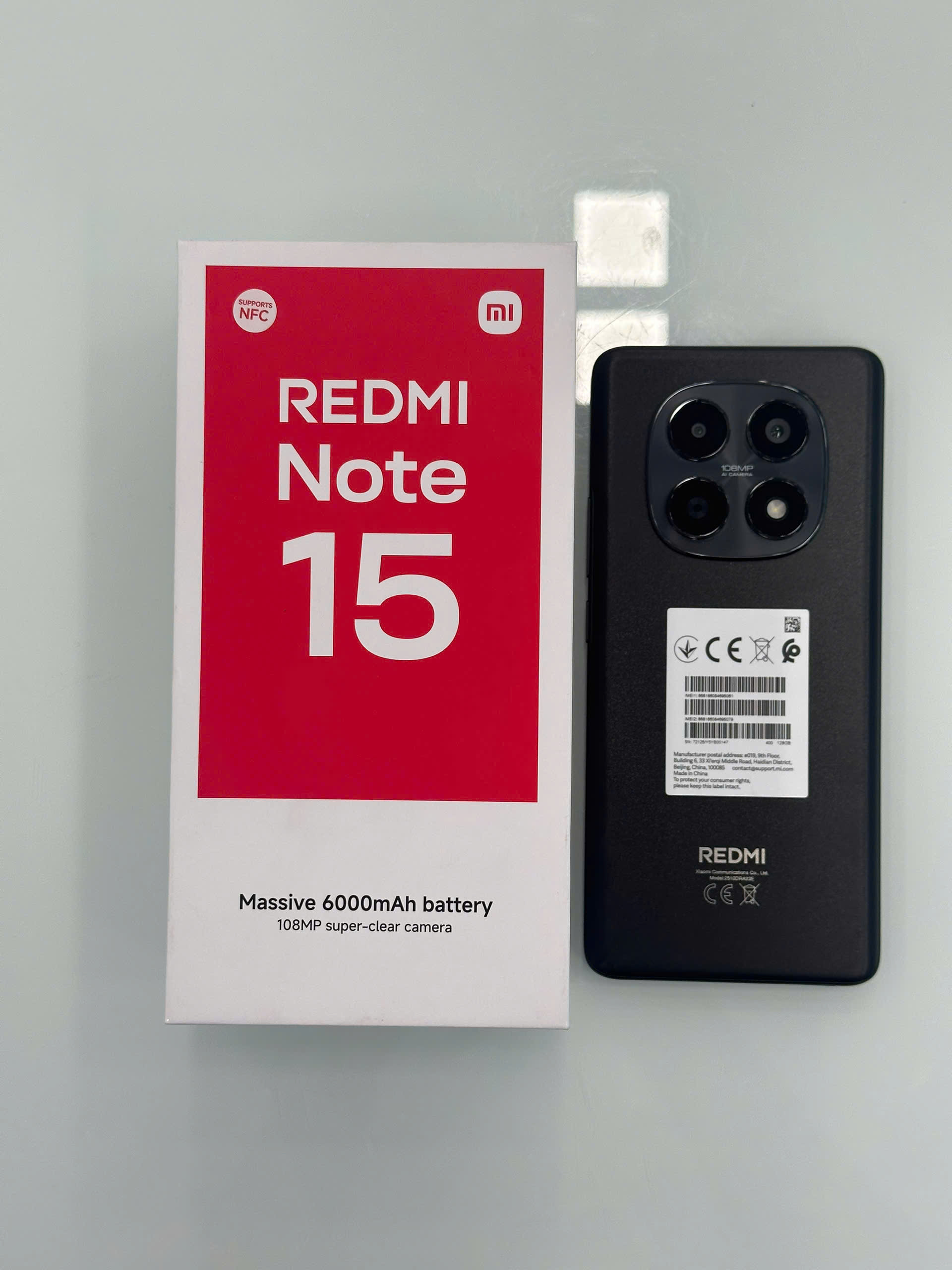 ĐIỆN THOẠI DI ĐỘNG (TEL) REDMI NOTE 15- Cũ