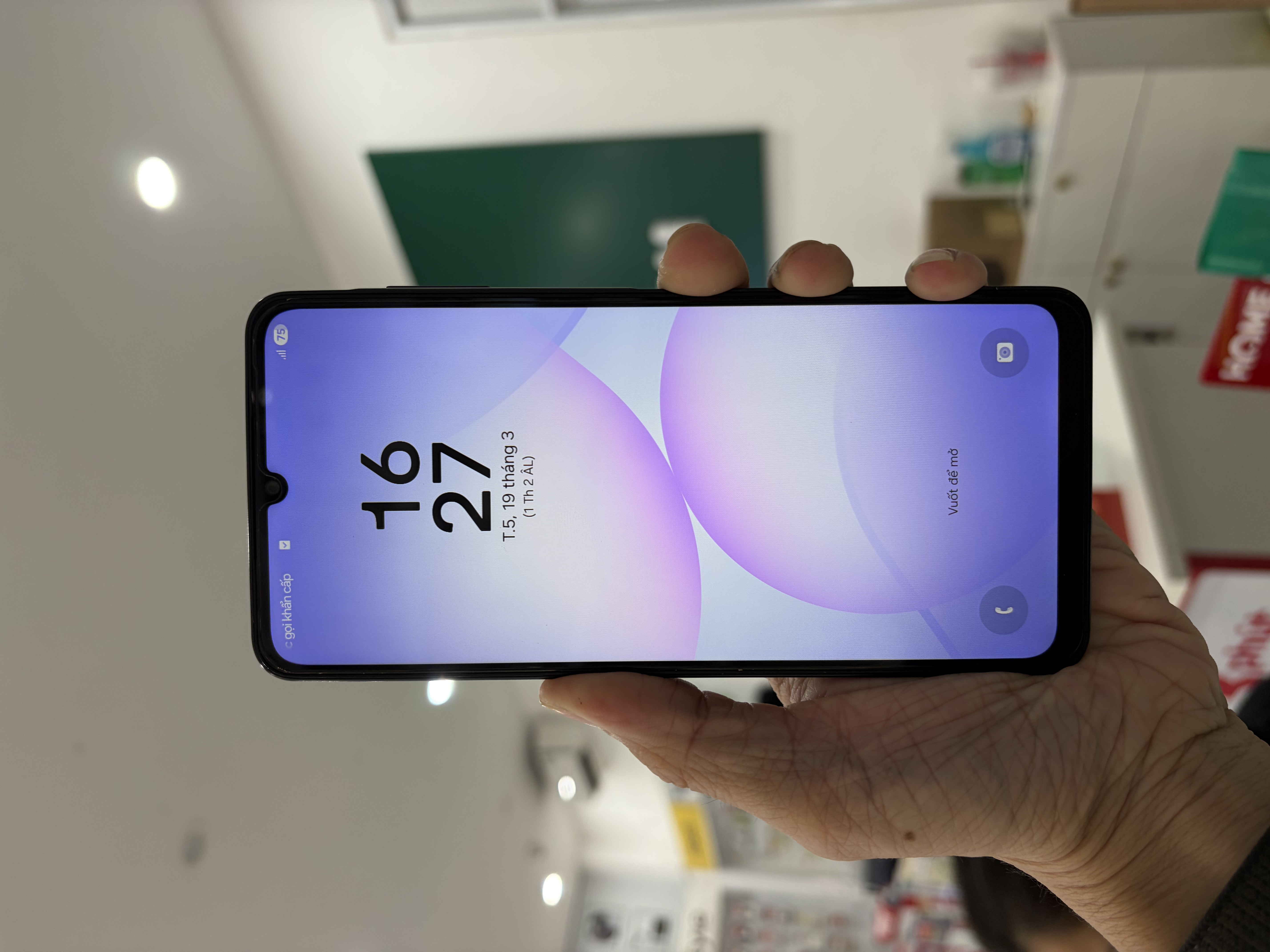 ĐTDĐ Samsung A07 4G SM-A075F/DS,4+128, Đen