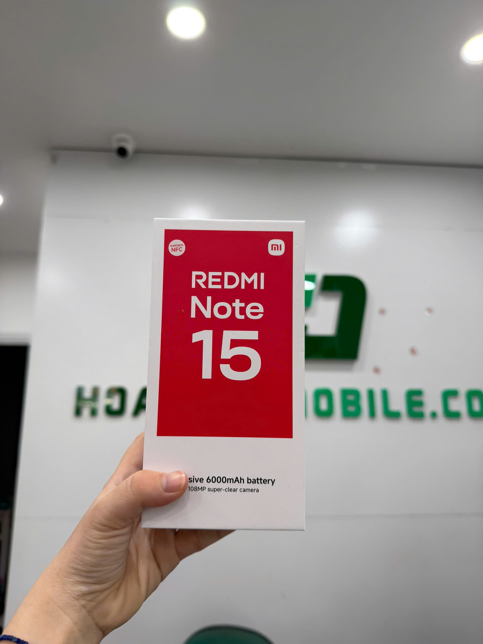 ĐIỆN THOẠI DI ĐỘNG (TEL) REDMI NOTE 15 6.77"/MTK Helio G100-Ultra/6G/128G/108MP+2MP/20MP/6000mAh (2510DRA23E)/TÍM 