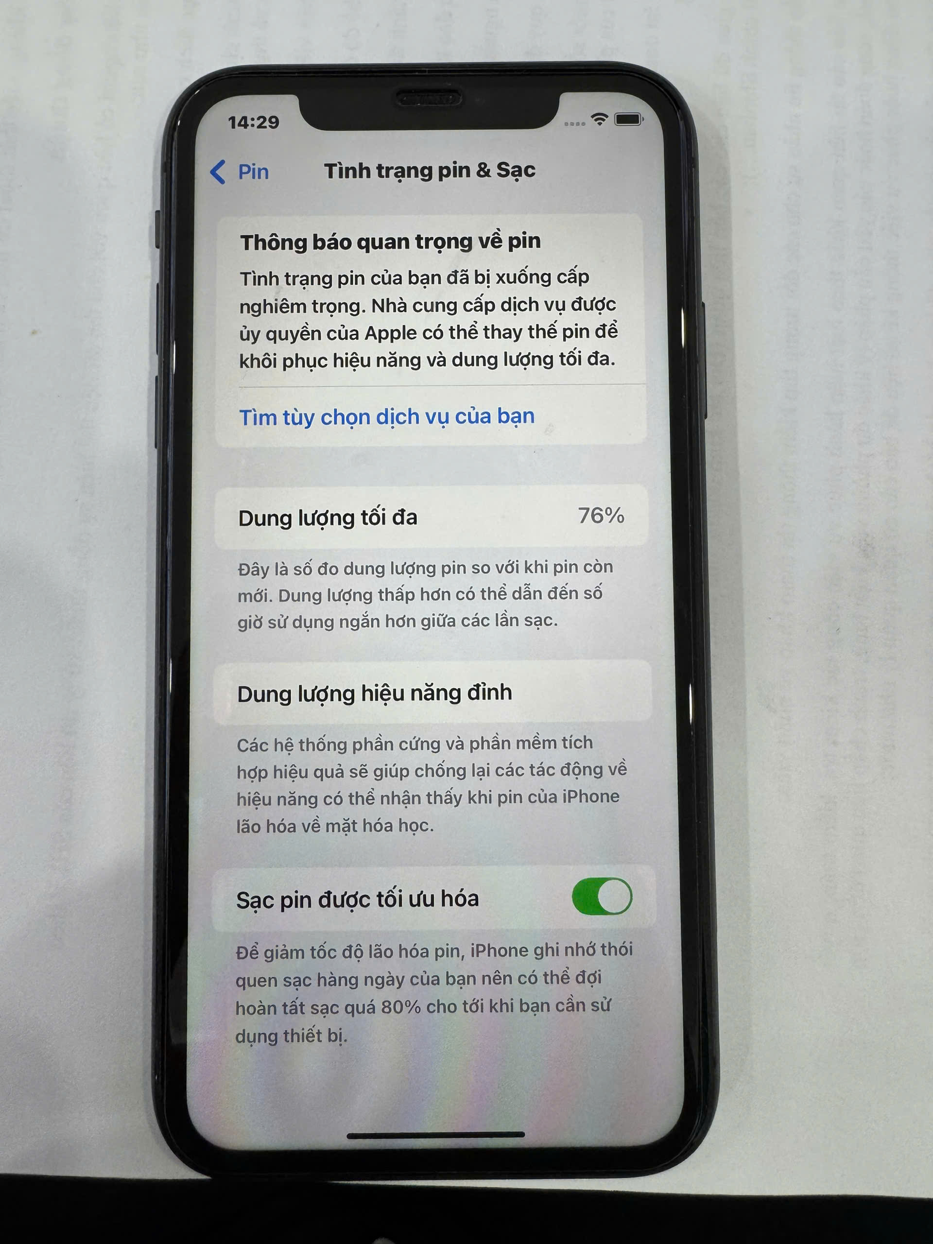 ĐTDĐ Apple Iphone 11 256GB Black_MHDP3VN/A - 355125535644401 - IPH11256B