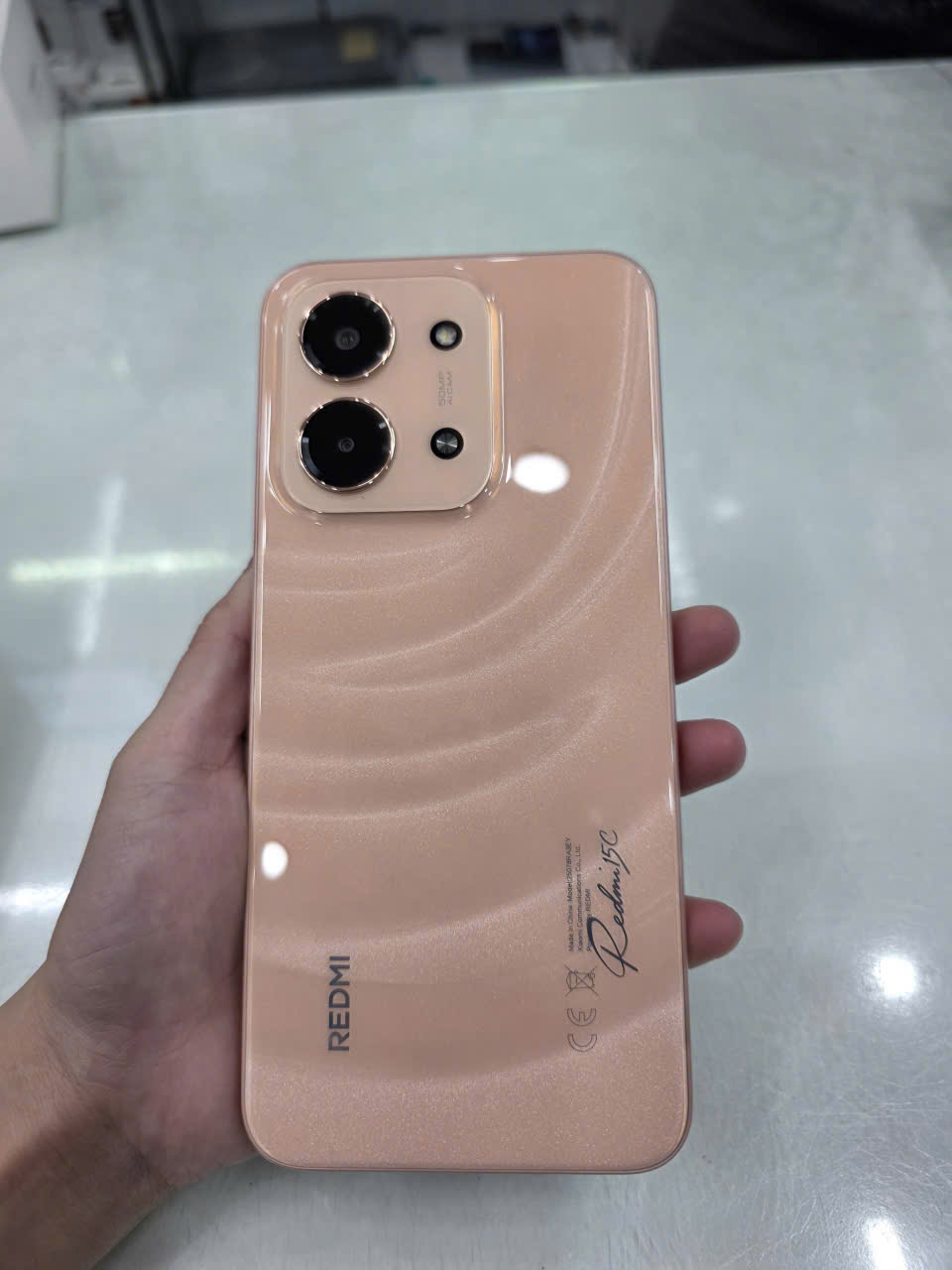 ĐIỆN THOẠI DI ĐỘNG (TEL) REDMI 15C 6.9"/MTK Helio G81 Ultra/4G/128G/50MP+QVGA/8MP/6000mAh (25078RA3EY)/CAM (6932554455880) - 869