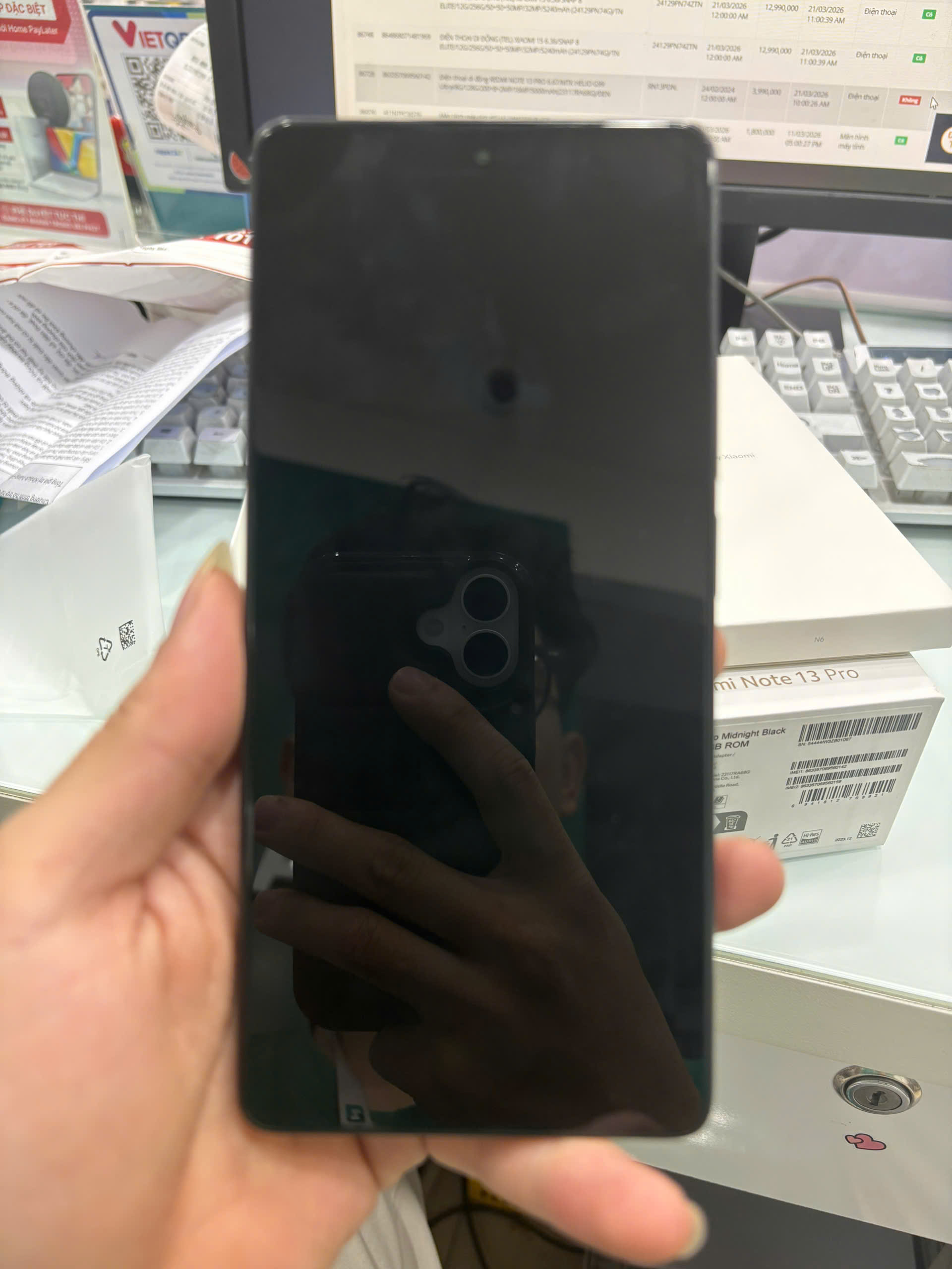 Điện thoại di động REDMI NOTE 13 PRO 6.67/MTK HELIO G99 Ultra/8G/128G/200+8+2MP/16MP/5000mAh(23117RA68G)/ĐEN