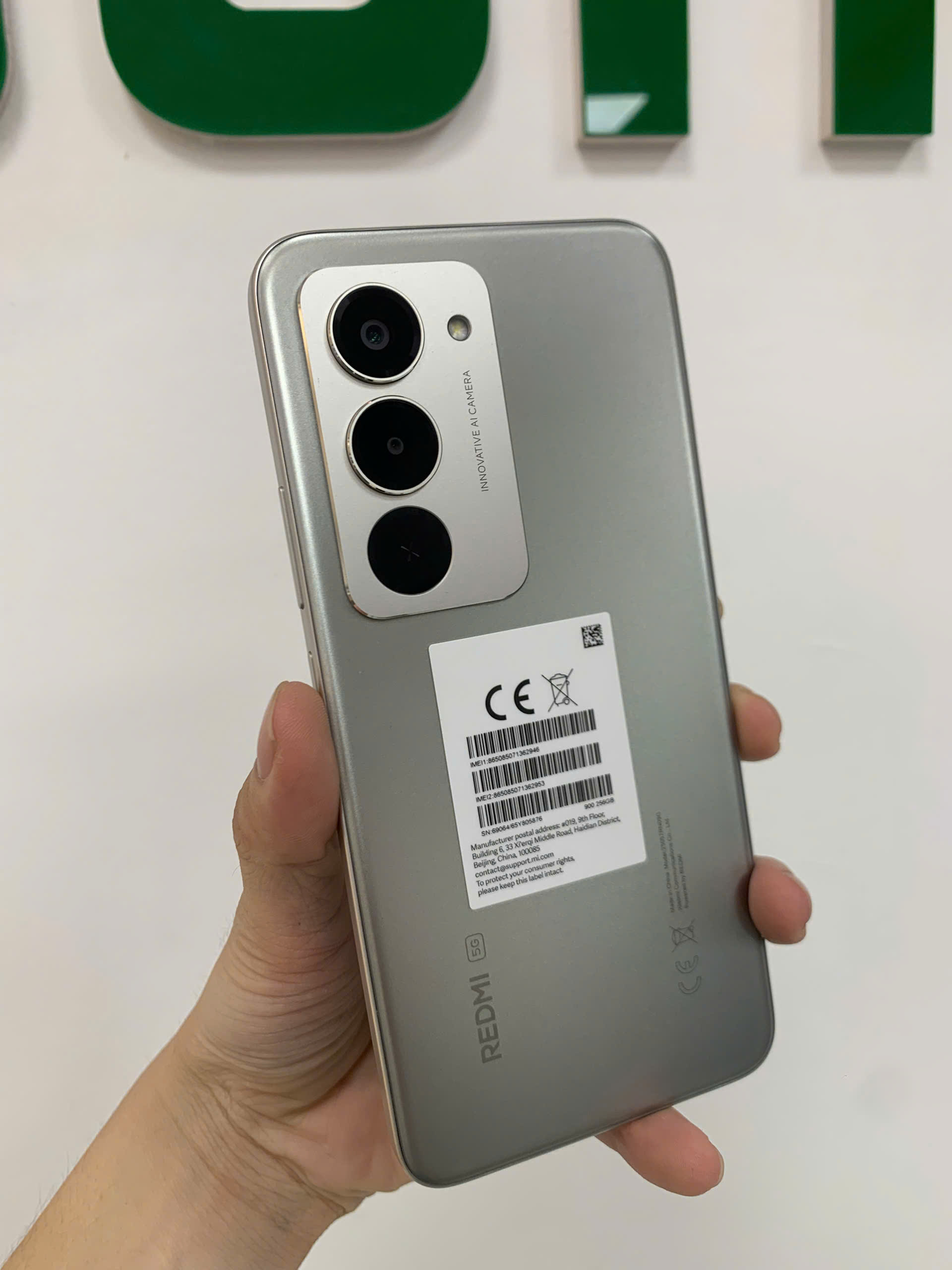 ĐIỆN THOẠI DI ĐỘNG (TEL) REDMI 15 5G 6.9"/SNAP 6S GEN 3/8G/256G