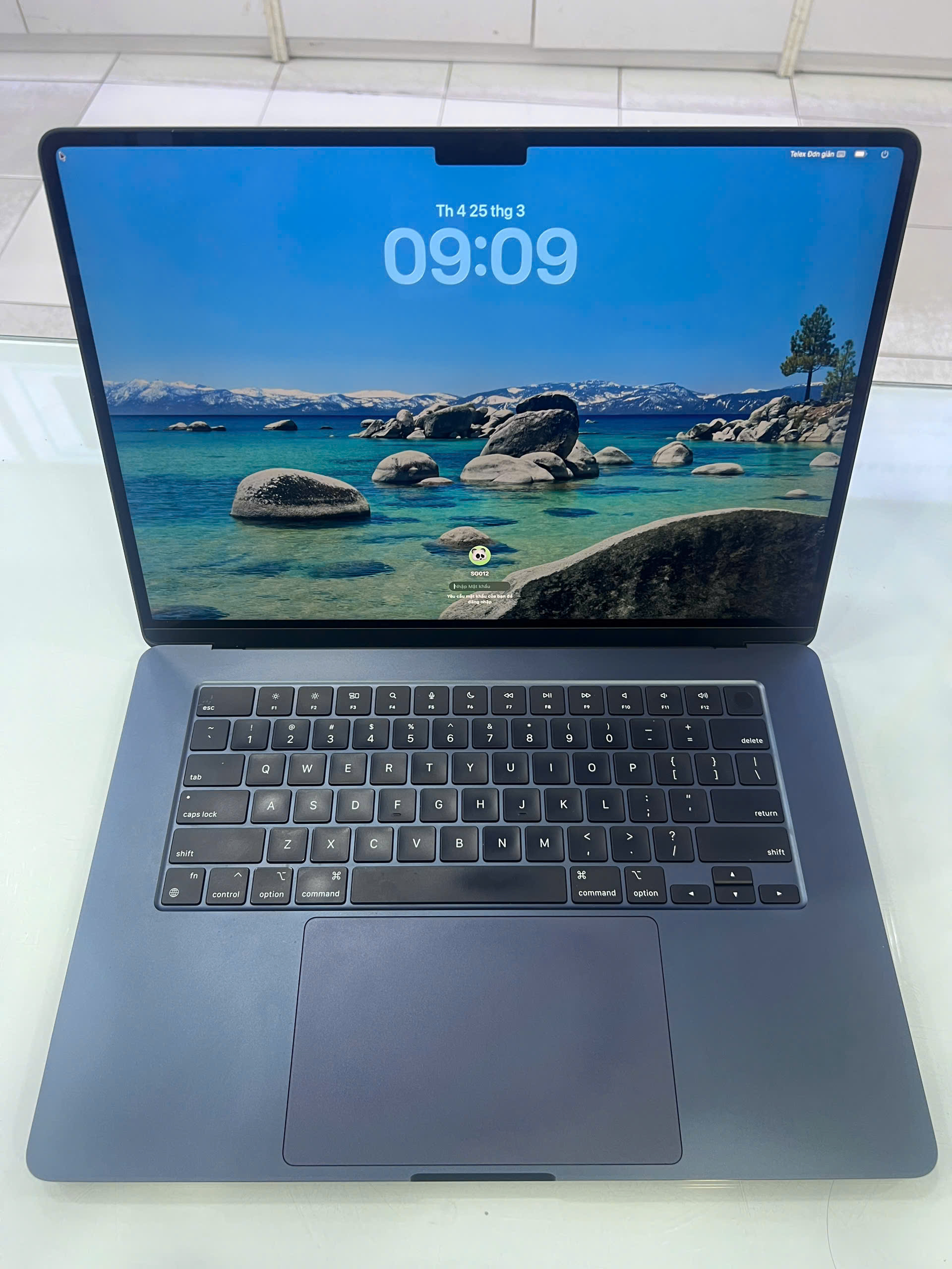 MTXT MacBook Air 15.3-inch, Apple M3-8CPU-10GPU/8GB/256GB, Midnight - MRYU3SA/A