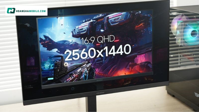 Hiển thị chất lượng 2K và góc nhìn rộng. Hiển thị chất lượng 2K và góc nhìn rộng.