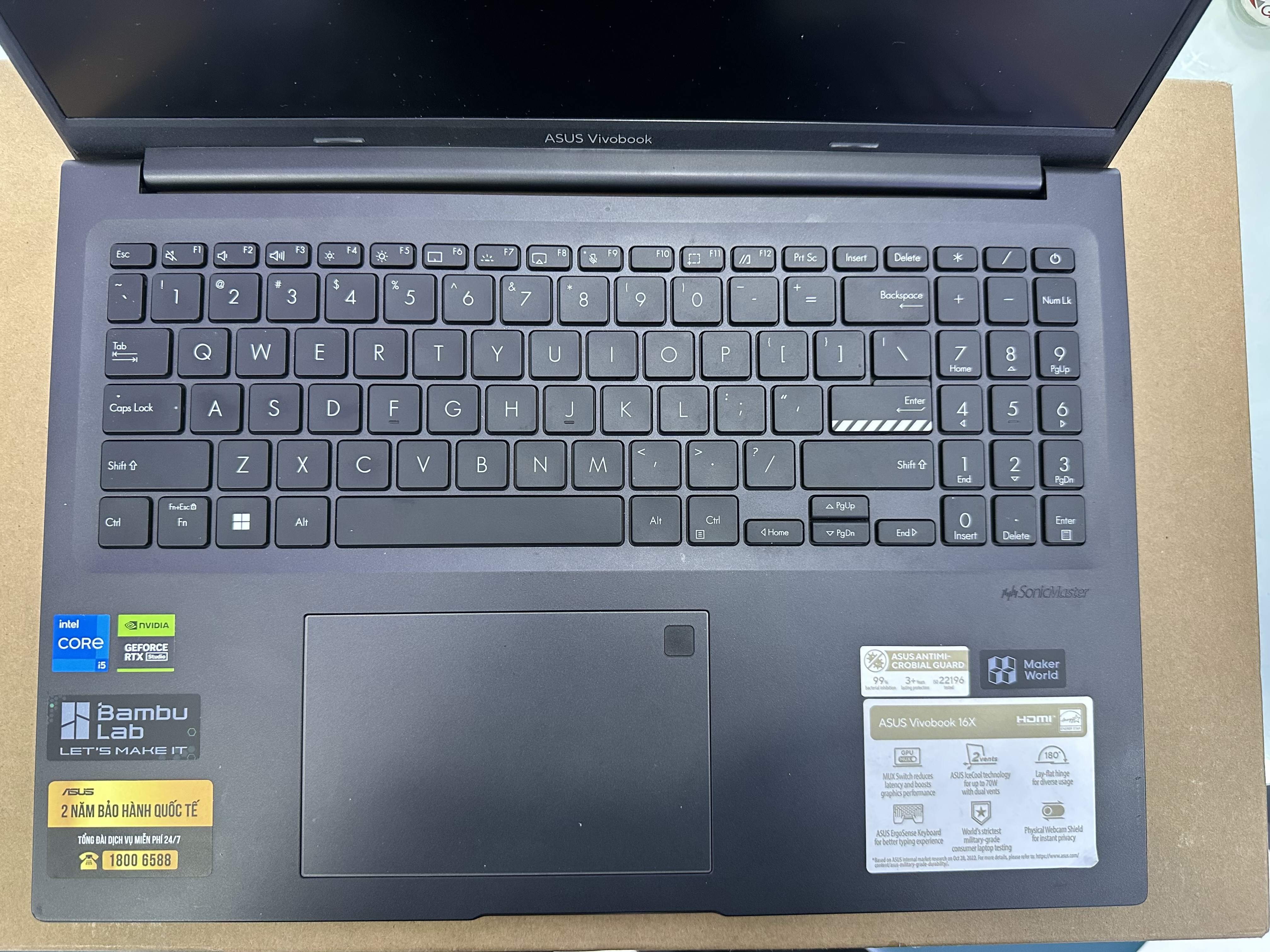 Laptop Asus Gaming Vivobook 16X K3605ZU-RP296W Cũ