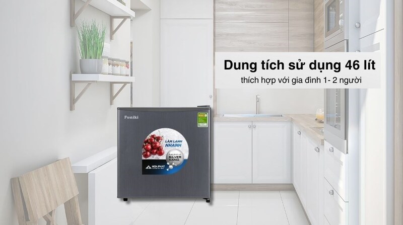 Dung tích sử dụng 46 lít.