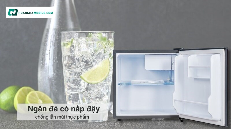 Ngăn đá có nắp chống lẫn mùi thực phẩm. Ngăn đá có nắp chống lẫn mùi thực phẩm.