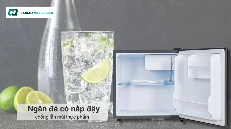 Ngăn đá có nắp chống lẫn mùi thực phẩm. Ngăn đá có nắp chống lẫn mùi thực phẩm.