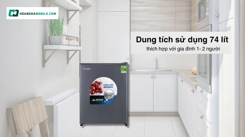 Dung tích sử dụng 74 lít. Dung tích sử dụng 74 lít.