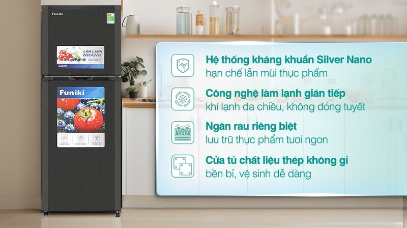 Tủ lạnh Funiki 209 lít HR T6209TDG tại Hoàng Hà Mobile.
