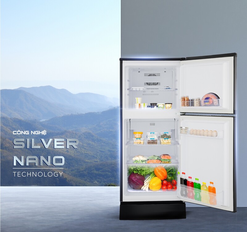 Hệ thống kháng khuẩn Silver Nano.