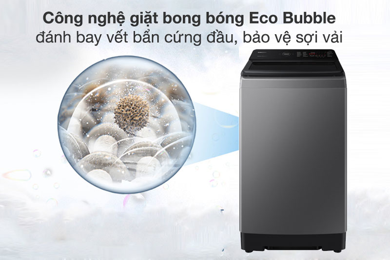 Công nghệ giặt bong bóng Eco Bubble.