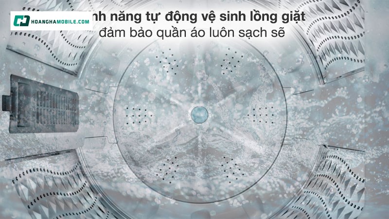 Tiện ích thông minh tự động vệ sinh lồng giặt. Tiện ích thông minh tự động vệ sinh lồng giặt.