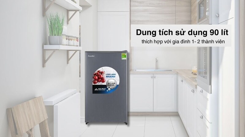 Dung tích sử dụng 90 lít.