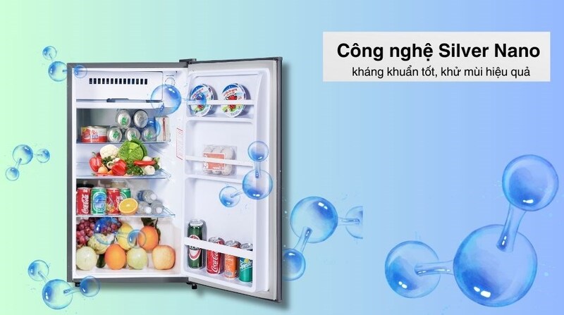 Công nghệ Silver Nano khử mùi tốt.